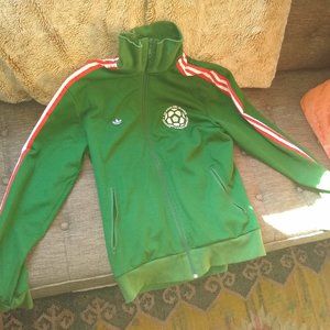 Adidas Large Green Mexico '70 Zip Up